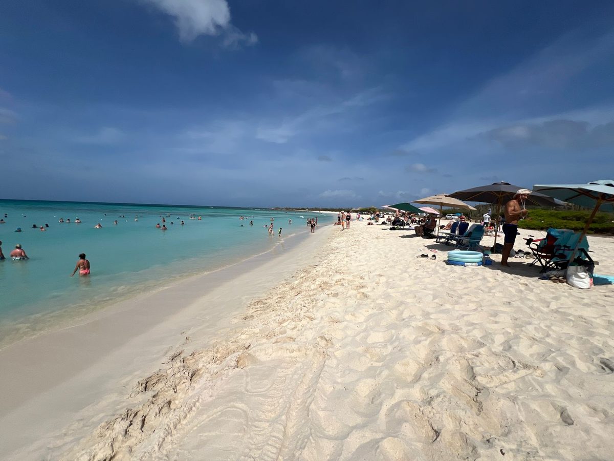 Spending 3 days in Aruba includes snorkeling at calm Arashi Beach near the island's north tip