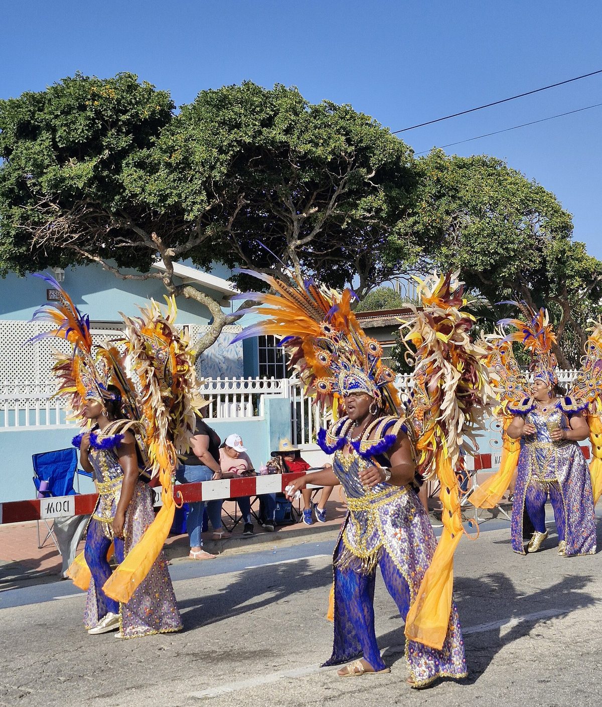 Colorful costumes at Aruba's Carnival, the island's biggest event, held January to February