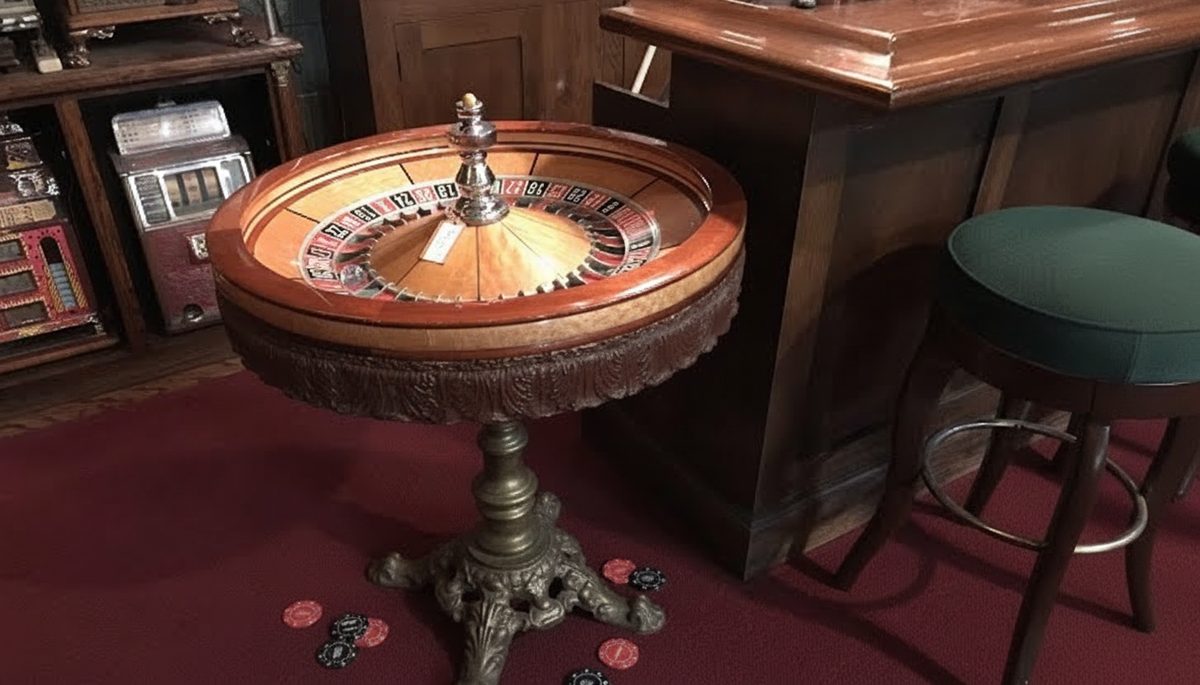 A classic roulette wheel and casino chips, gaming is a centerpiece of Aruba nightlife