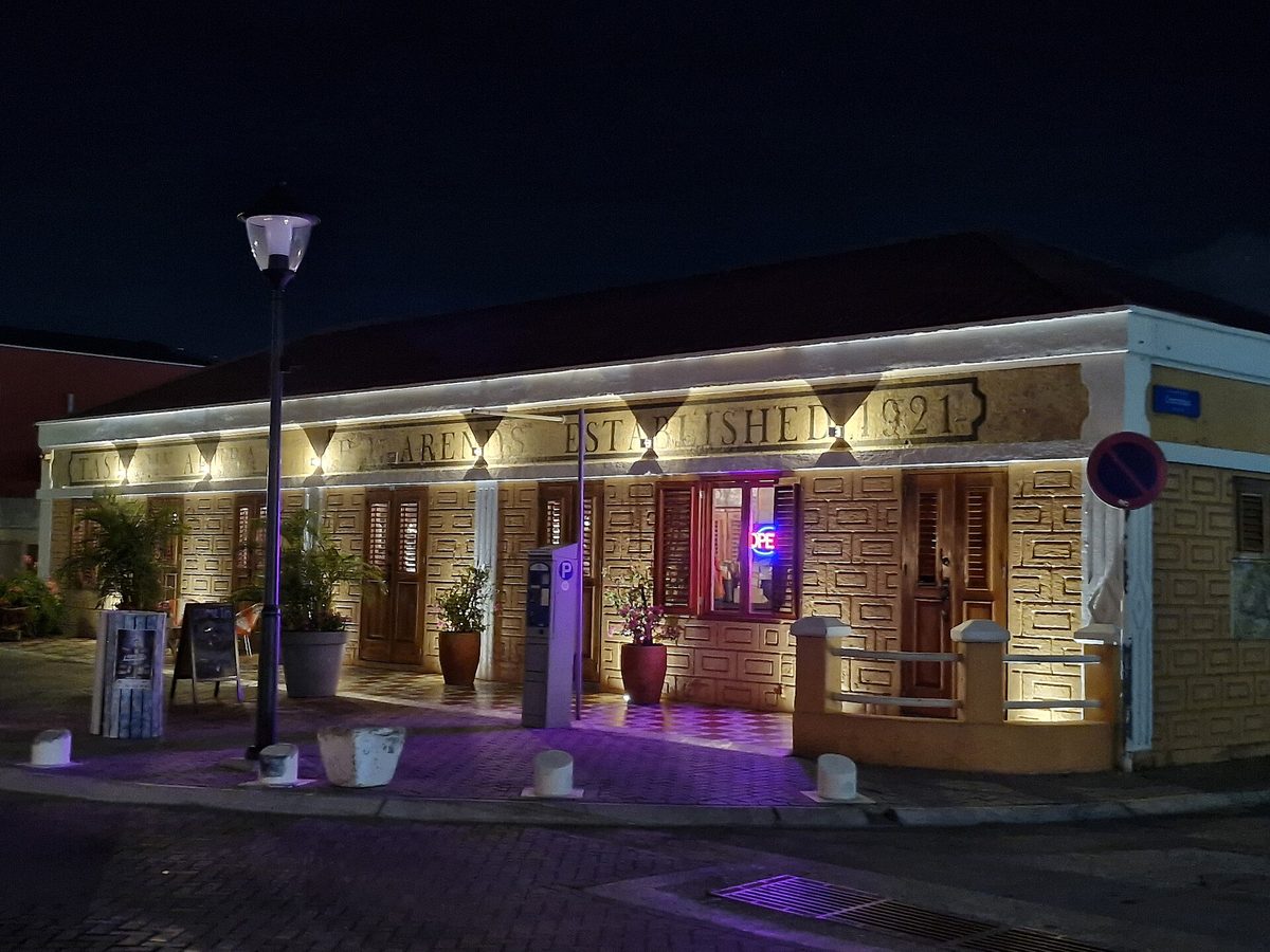 A local restaurant in Oranjestad, Aruba, the kind of dining all-inclusive guests miss